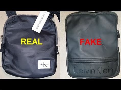 how to spot fake calvin klein bag|calvin klein bag lining check.